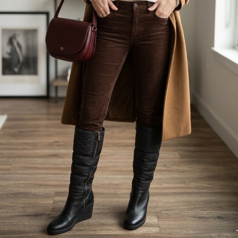 Ugg Wedge Knee-High Winter Boots Sz 8
